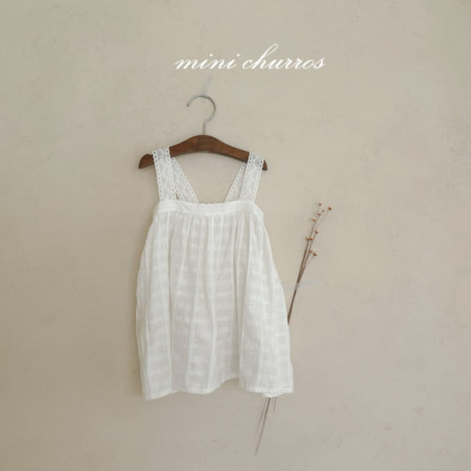 Churros - Korean Children Fashion - #kidzfashiontrend - Lace One-Piece