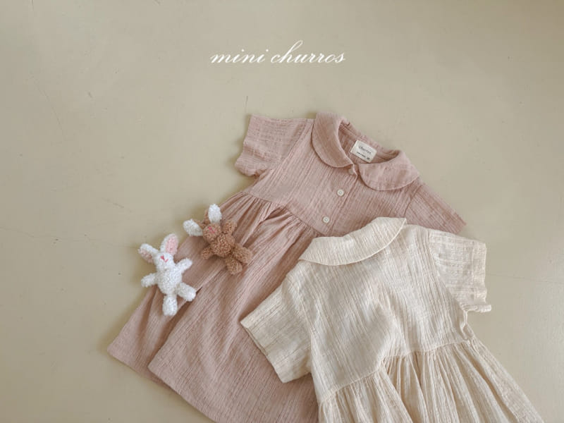 Churros - Korean Children Fashion - #littlefashionista - Flo Shirring One-Piece - 3
