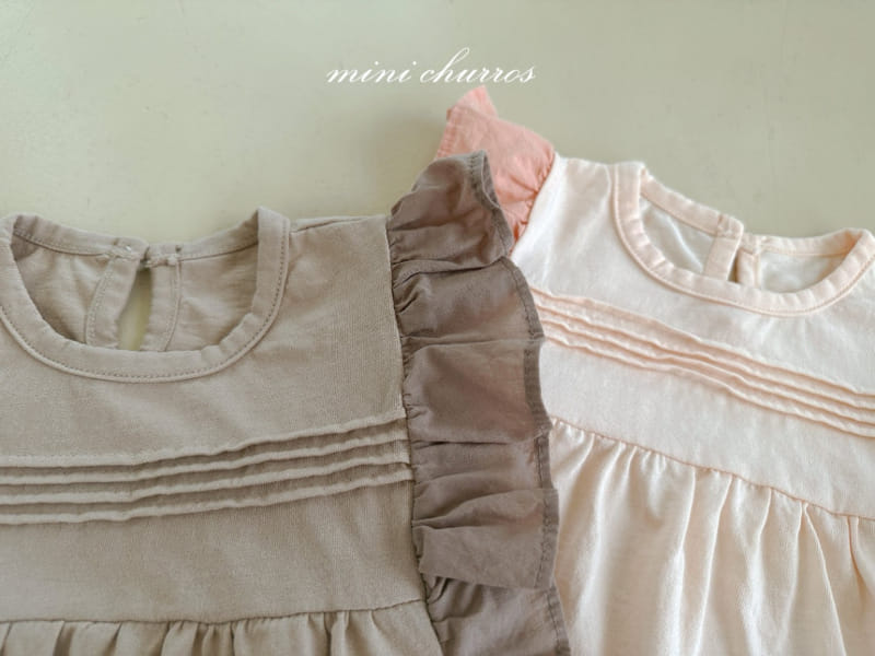 Churros - Korean Children Fashion - #magicofchildhood - Conel Pintuck Blouse - 7