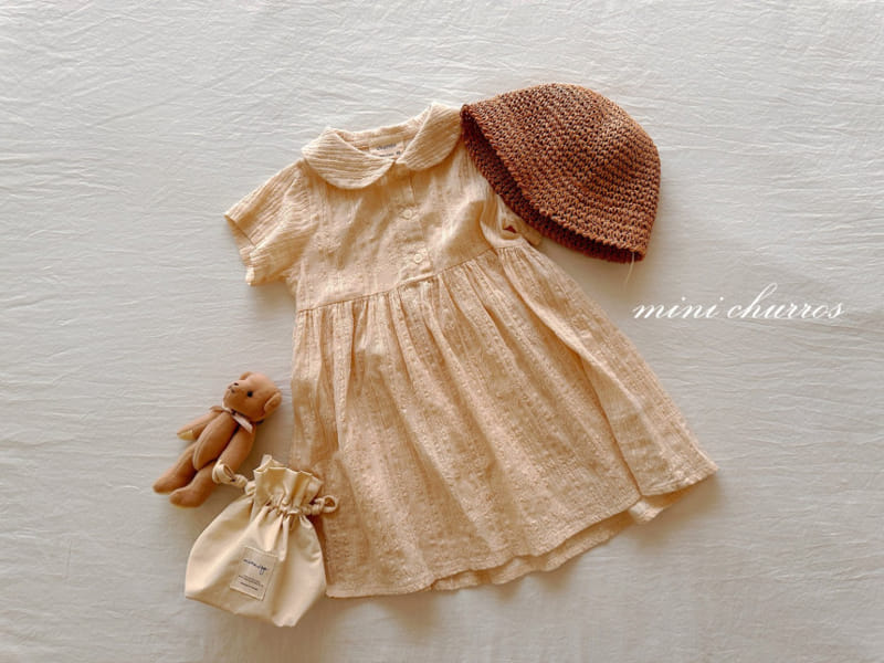 Churros - Korean Children Fashion - #littlefashionista - Flo Shirring One-Piece - 4