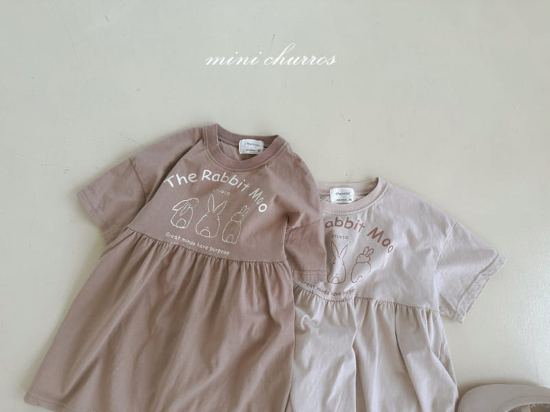 Churros - Korean Children Fashion - #magicofchildhood - Rabbit Shirring One-Piece - 11