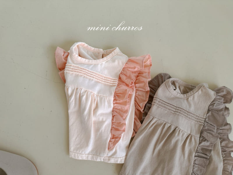 Churros - Korean Children Fashion - #minifashionista - Conel Pintuck Blouse - 8