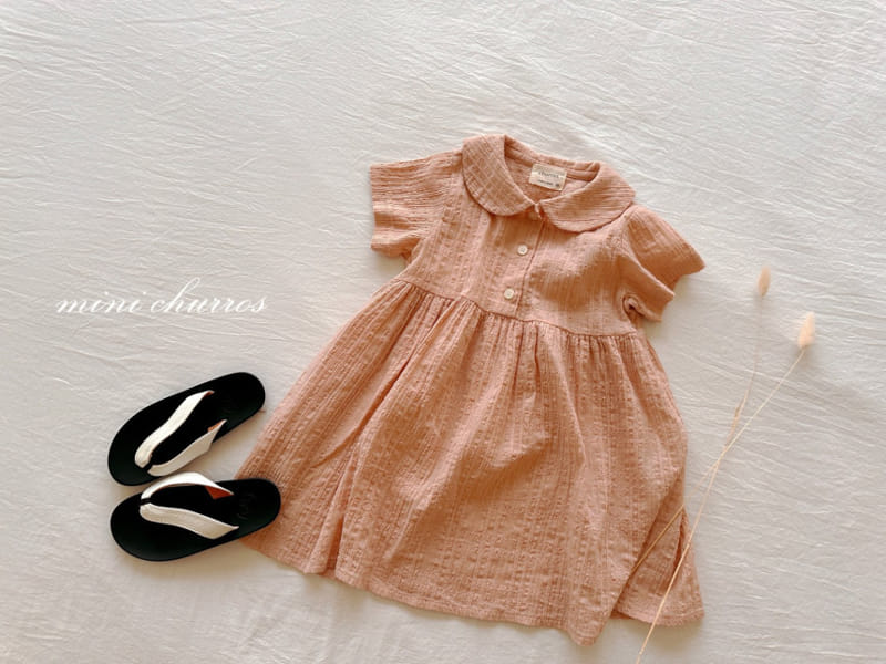 Churros - Korean Children Fashion - #minifashionista - Flo Shirring One-Piece - 5