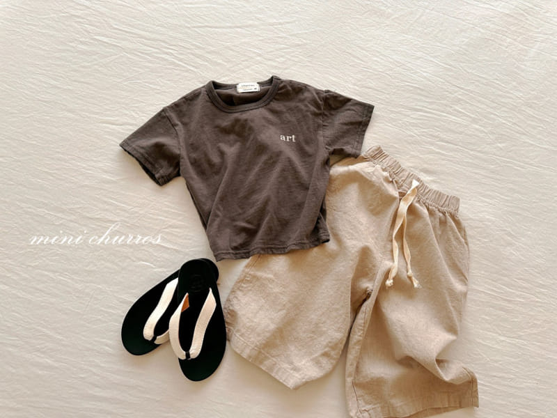 Churros - Korean Children Fashion - #minifashionista - Art Minimal Tee - 11
