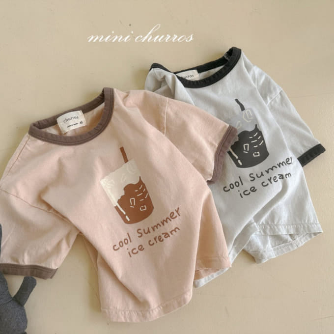 Churros - Korean Children Fashion - #todddlerfashion - Icecream Piping Tee