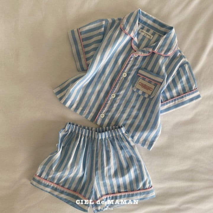 Ciel De Maman - Korean Baby Fashion - #babyboutique - Bon Bon Pajama Top Bottom Set - 5