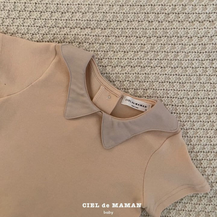 Ciel De Maman - Korean Baby Fashion - #babyboutique - Star Collar Tee - 10