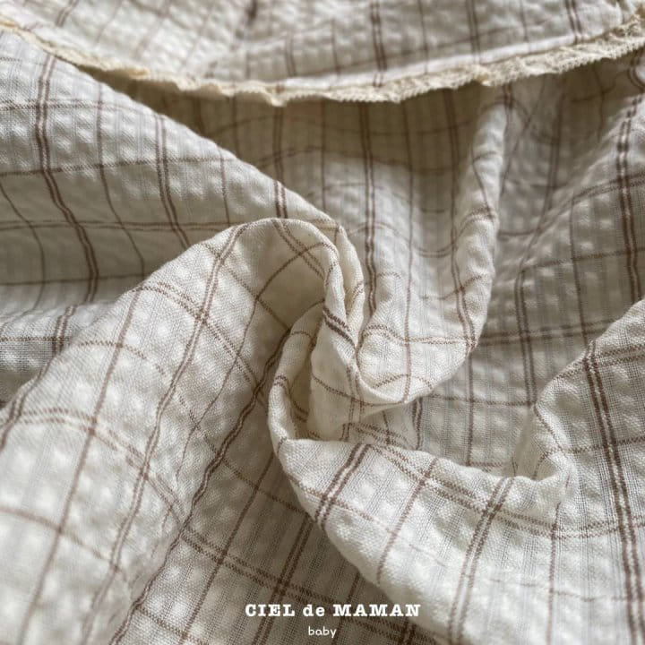 Ciel De Maman - Korean Baby Fashion - #babyfever - Seersucker Blouse - 8