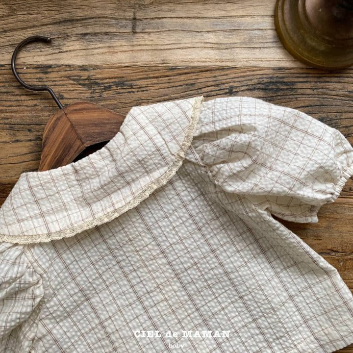 Ciel De Maman - Korean Baby Fashion - #babygirlfashion - Seersucker Blouse - 9