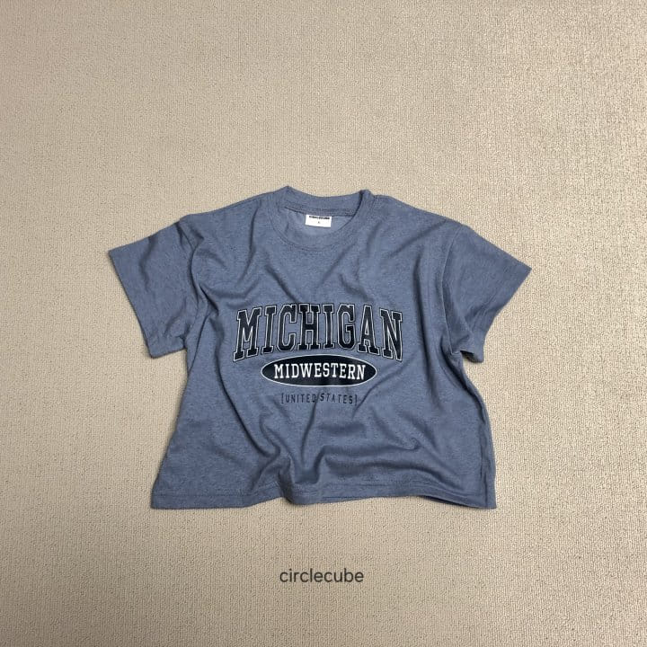 Circle Cube - Korean Children Fashion - #fashionkids - Michigan Tee - 5