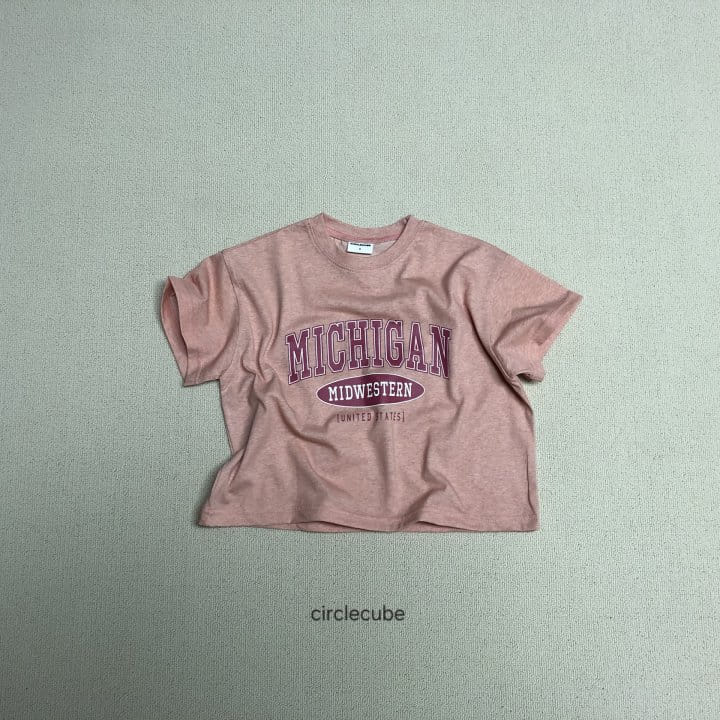 Circle Cube - Korean Children Fashion - #kidsshorts - Michigan Tee - 6