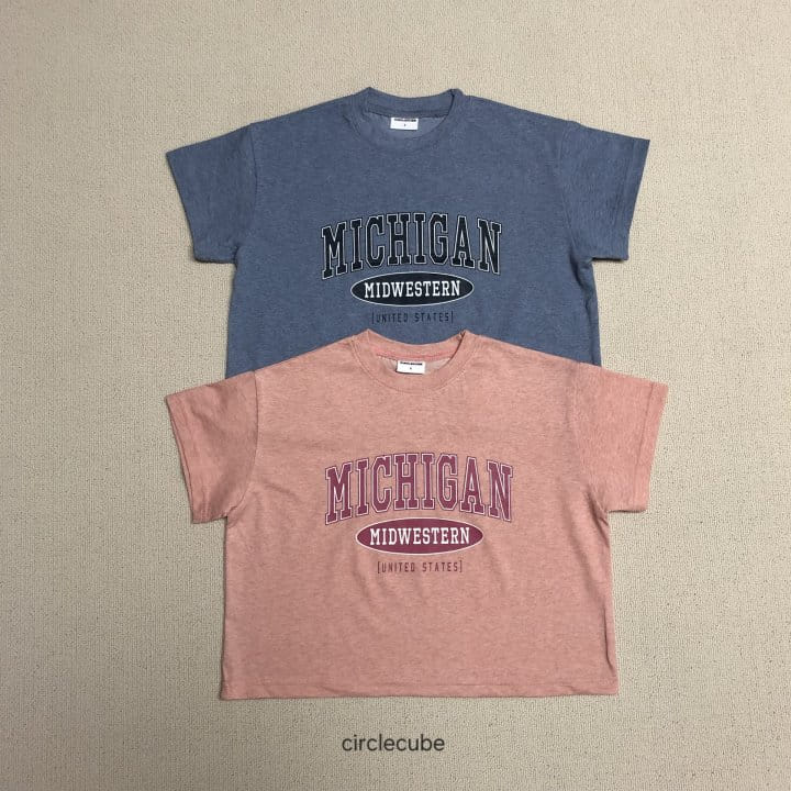 Circle Cube - Korean Children Fashion - #kidsstore - Michigan Tee - 7