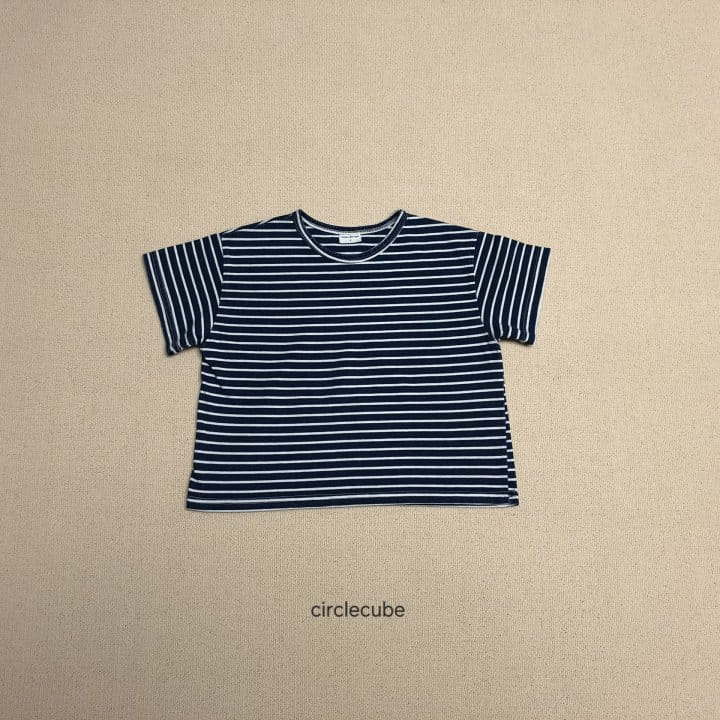 Circle Cube - Korean Children Fashion - #littlefashionista - Indigo ST Tee - 3