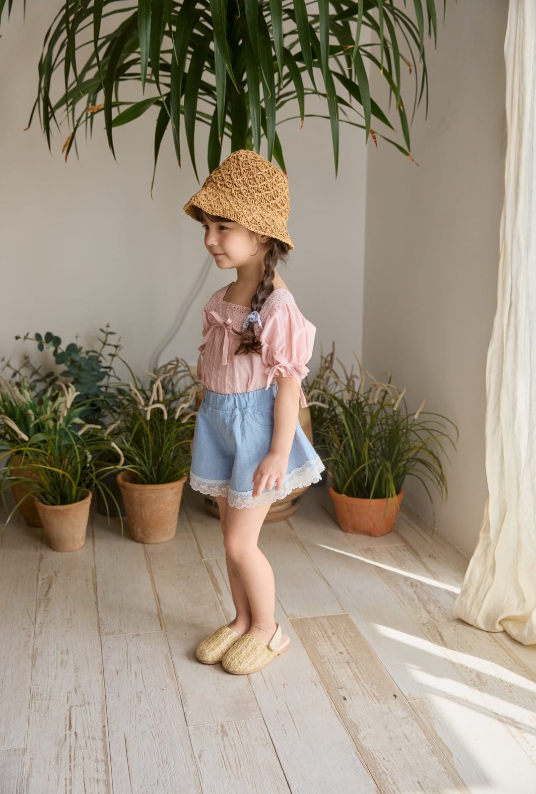 Coco Rabbit - Korean Children Fashion - #childrensboutique - Ribbon Square Blouse - 5