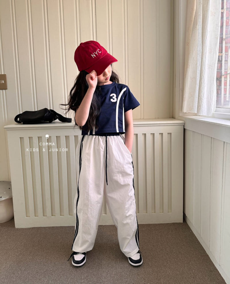 Comma - Korean Children Fashion - #Kfashion4kids - 3 Two Line Tee - 3