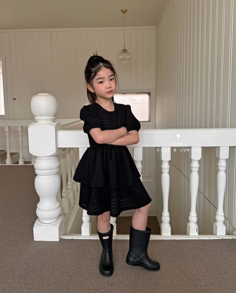 Comma - Korean Children Fashion - #Kfashion4kids - Punching One-Piece - 8