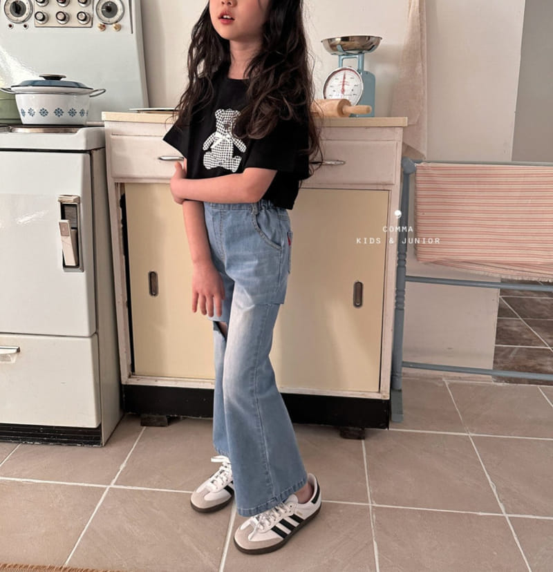 Comma - Korean Children Fashion - #Kfashion4kids - Denim Boots Cut Pants - 10
