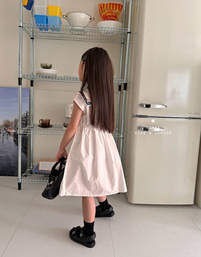 Comma - Korean Children Fashion - #childofig - Marine One-Piece - 5