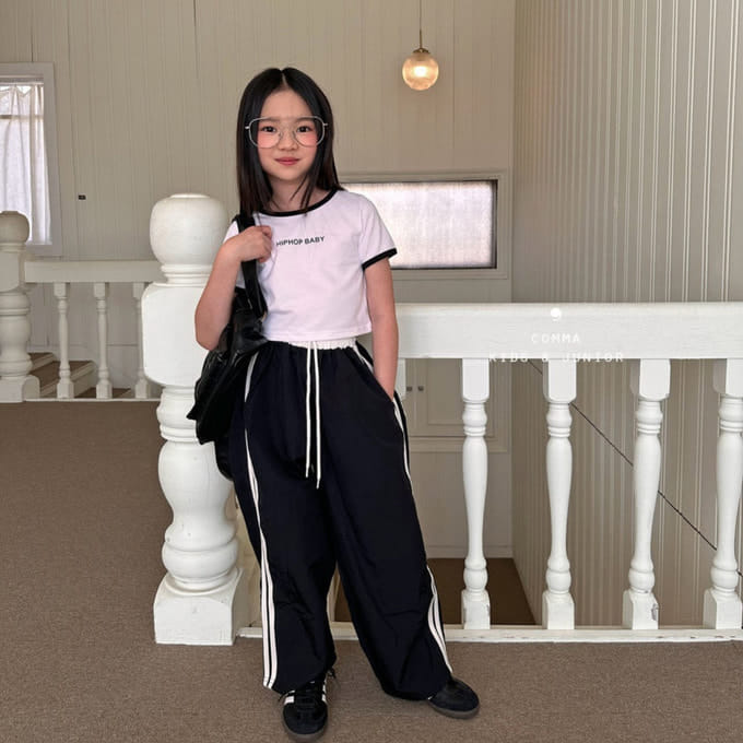 Comma - Korean Children Fashion - #childofig - Hip Hop Crop Tee