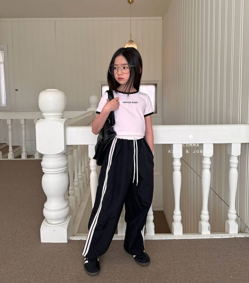 Comma - Korean Children Fashion - #childofig - Hip Hop Crop Tee - 2