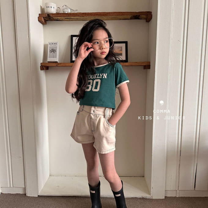 Comma - Korean Children Fashion - #childofig - Brook Crop Tee