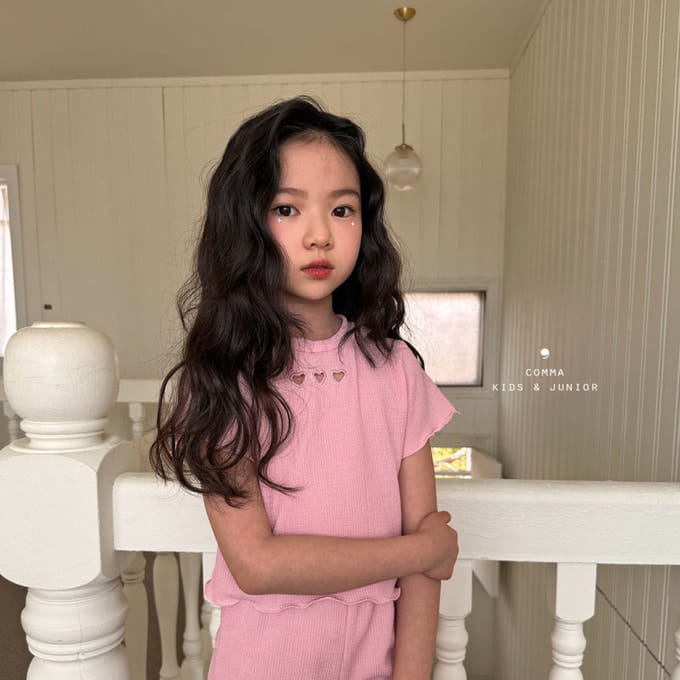 Comma - Korean Children Fashion - #designkidswear - Pleats Terry Tee
