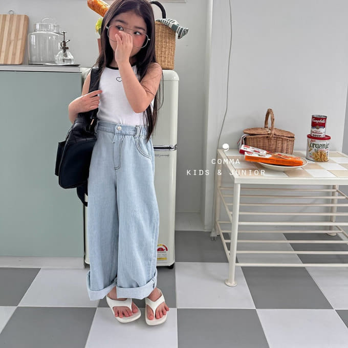 Comma - Korean Children Fashion - #designkidswear - L Denim Pants
