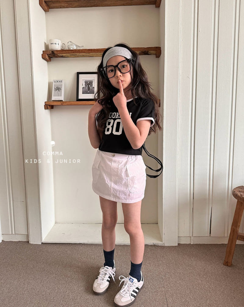 Comma - Korean Children Fashion - #designkidswear - Brook Crop Tee - 4