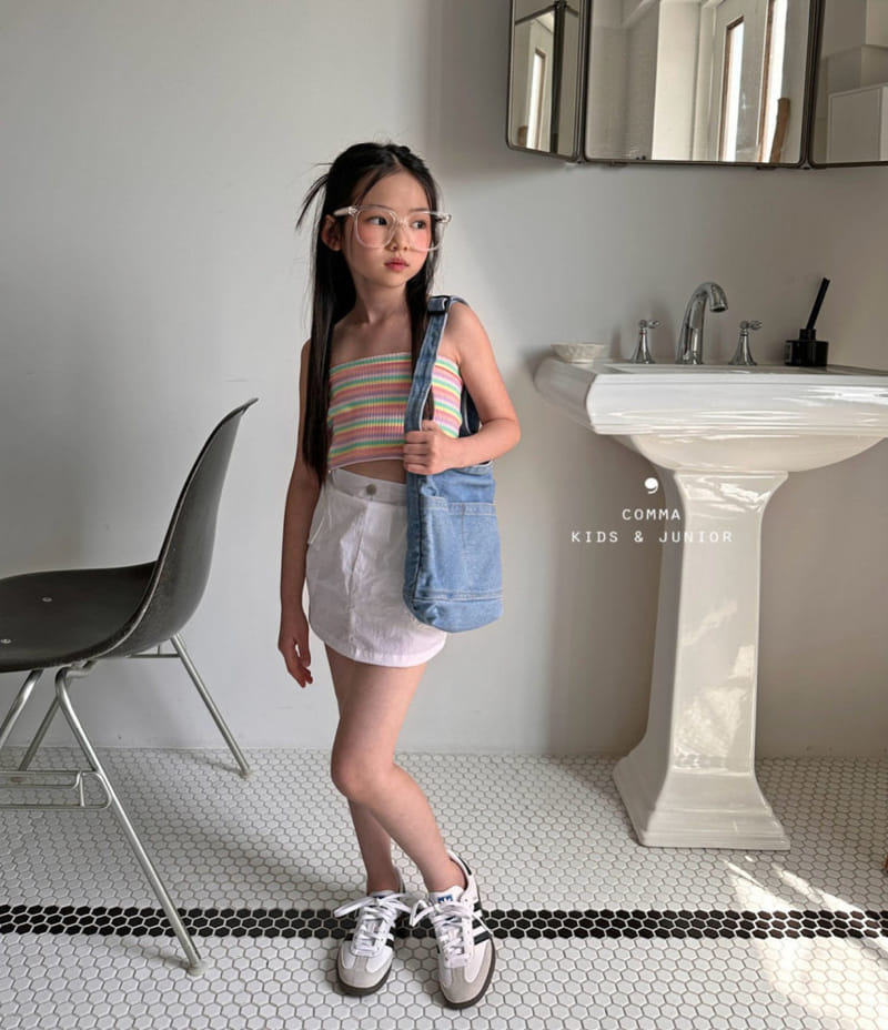 Comma - Korean Children Fashion - #fashionkids - Rib Tube Top - 7