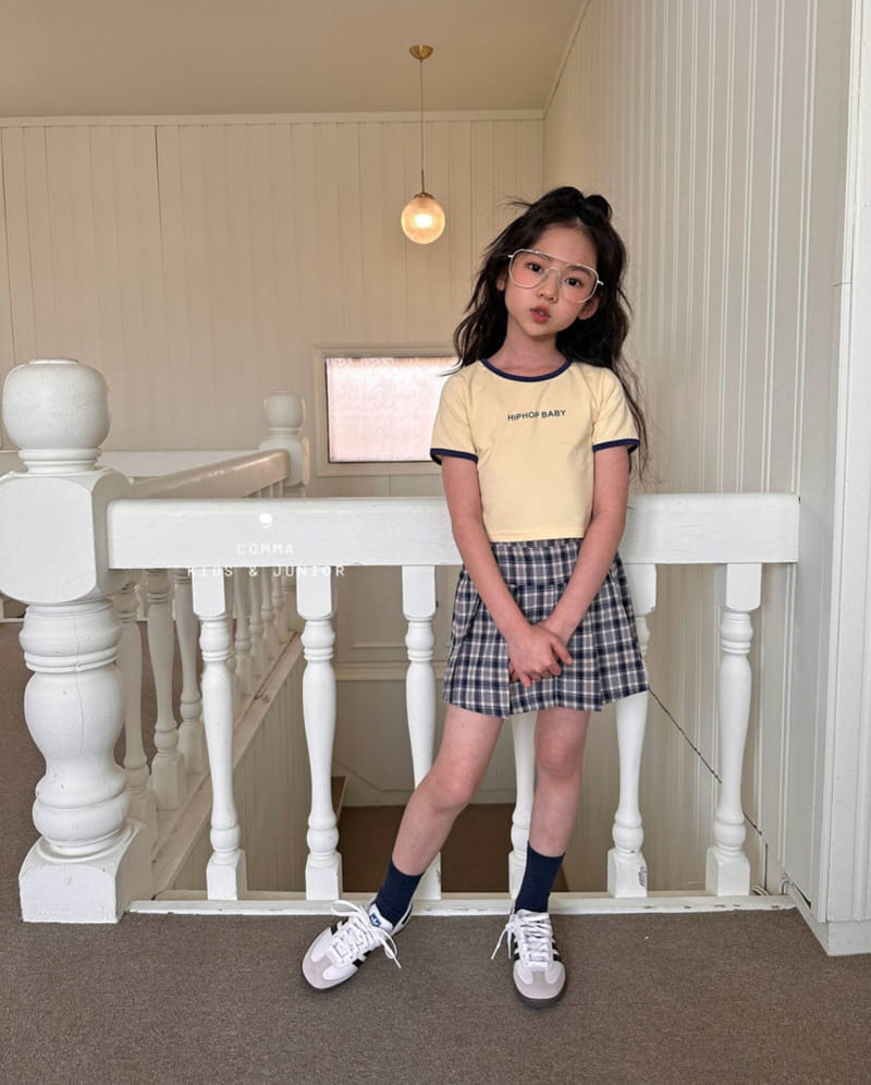 Comma - Korean Children Fashion - #fashionkids - Hip Hop Crop Tee - 6