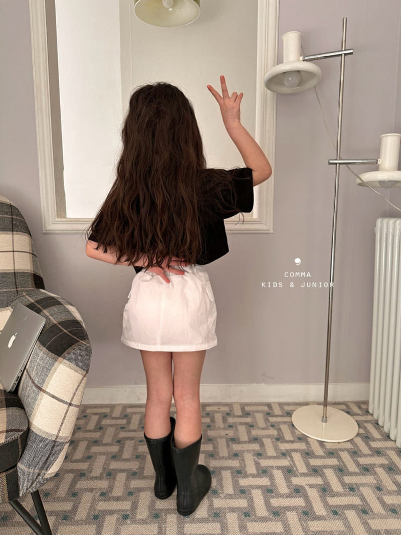 Comma - Korean Children Fashion - #fashionkids - Crunch Cargo Skirt - 5