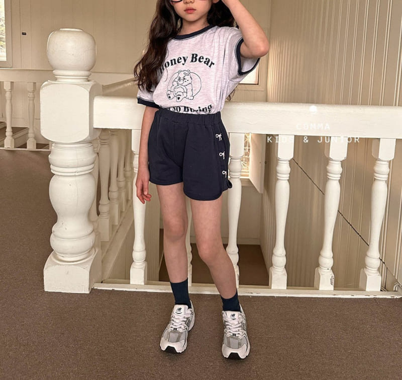 Comma - Korean Children Fashion - #fashionkids - Ribbon Shorts - 2