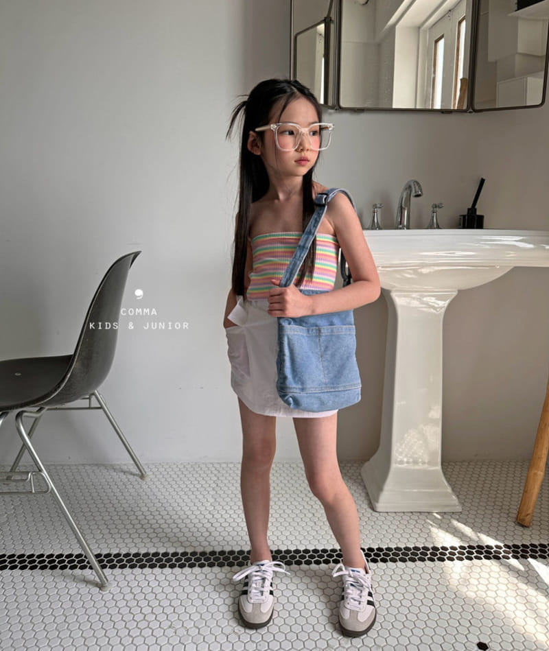 Comma - Korean Children Fashion - #kidsshorts - Rib Tube Top - 8