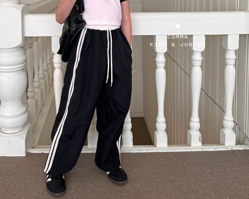 Comma - Korean Children Fashion - #kidsshorts - Crunch Two Line Pants - 2