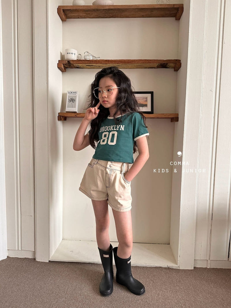 Comma - Korean Children Fashion - #kidsshorts - Two Button Pants - 9