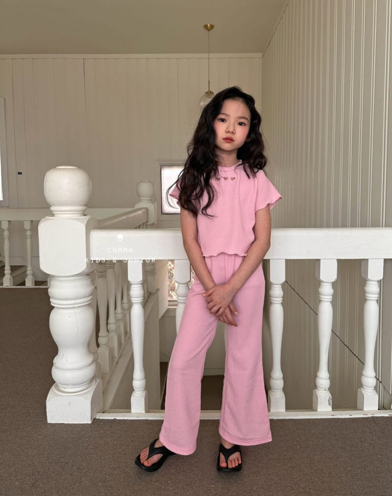 Comma - Korean Children Fashion - #kidsstore - Pleats Terry Tee - 5