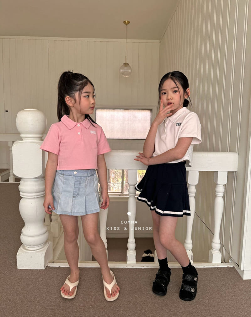 Comma - Korean Children Fashion - #kidsstore - PK Crop Tee - 3