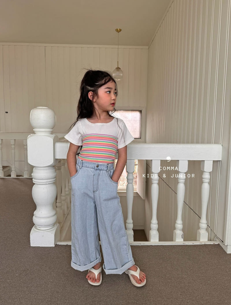 Comma - Korean Children Fashion - #kidzfashiontrend - L Denim Pants - 6
