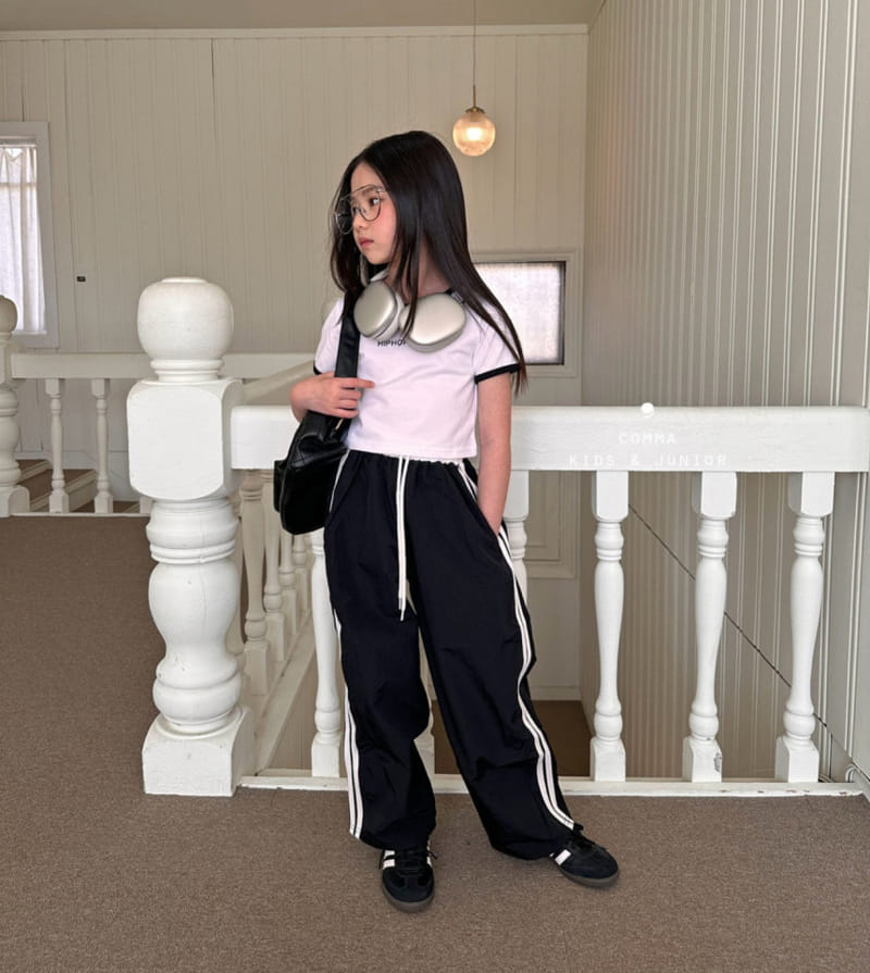 Comma - Korean Children Fashion - #littlefashionista - Crunch Two Line Pants - 6