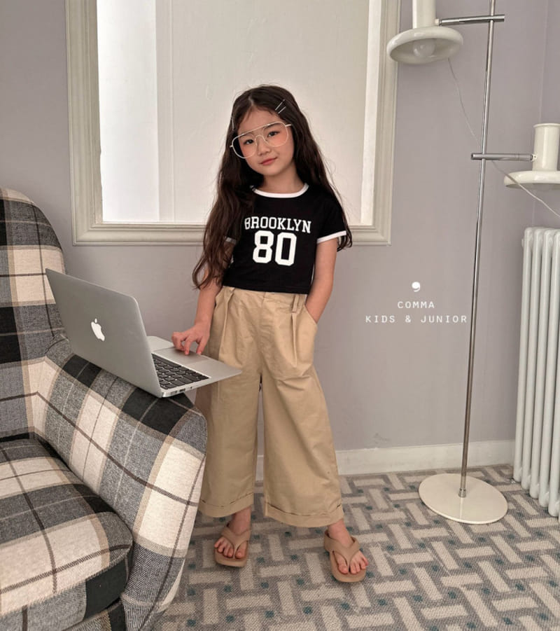 Comma - Korean Children Fashion - #littlefashionista - Brook Crop Tee - 10
