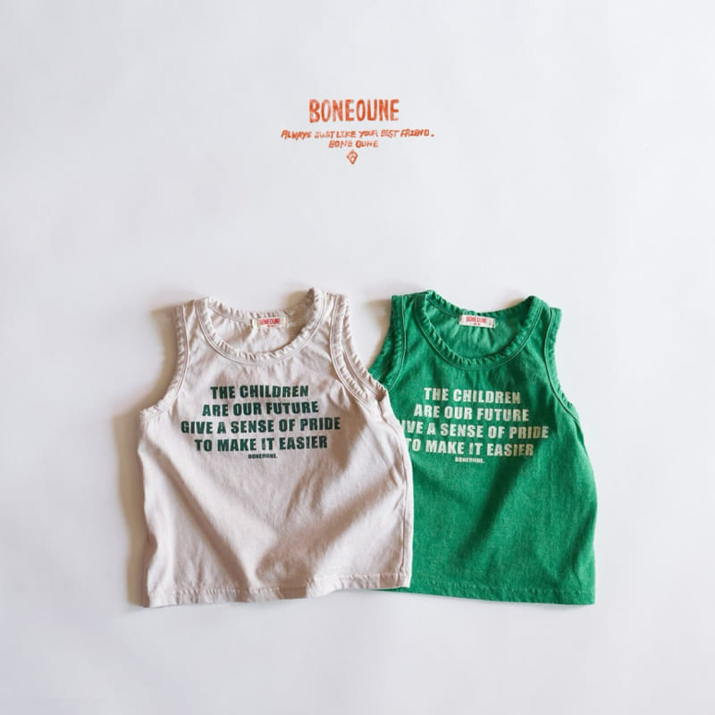 Comma - Korean Children Fashion - #littlefashionista - Children Non Sleeve Tee