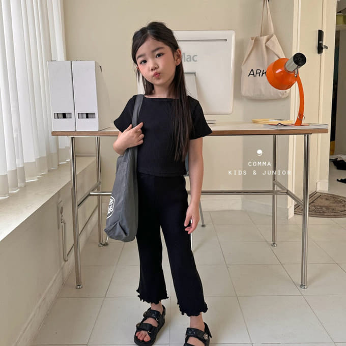 Comma - Korean Children Fashion - #magicofchildhood - Terry Boots Cut Pants