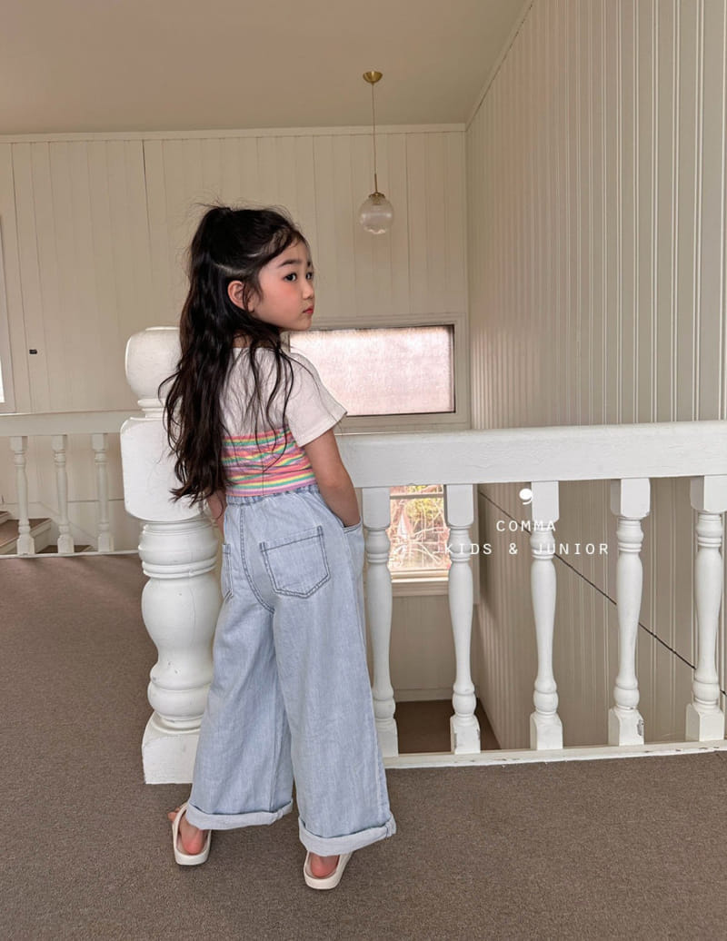 Comma - Korean Children Fashion - #minifashionista - Rib Crop Tee - 10