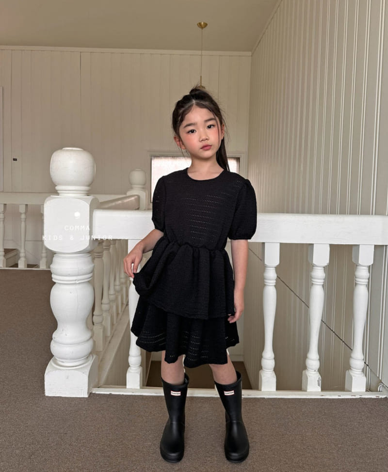 Comma - Korean Children Fashion - #minifashionista - Punching One-Piece - 11