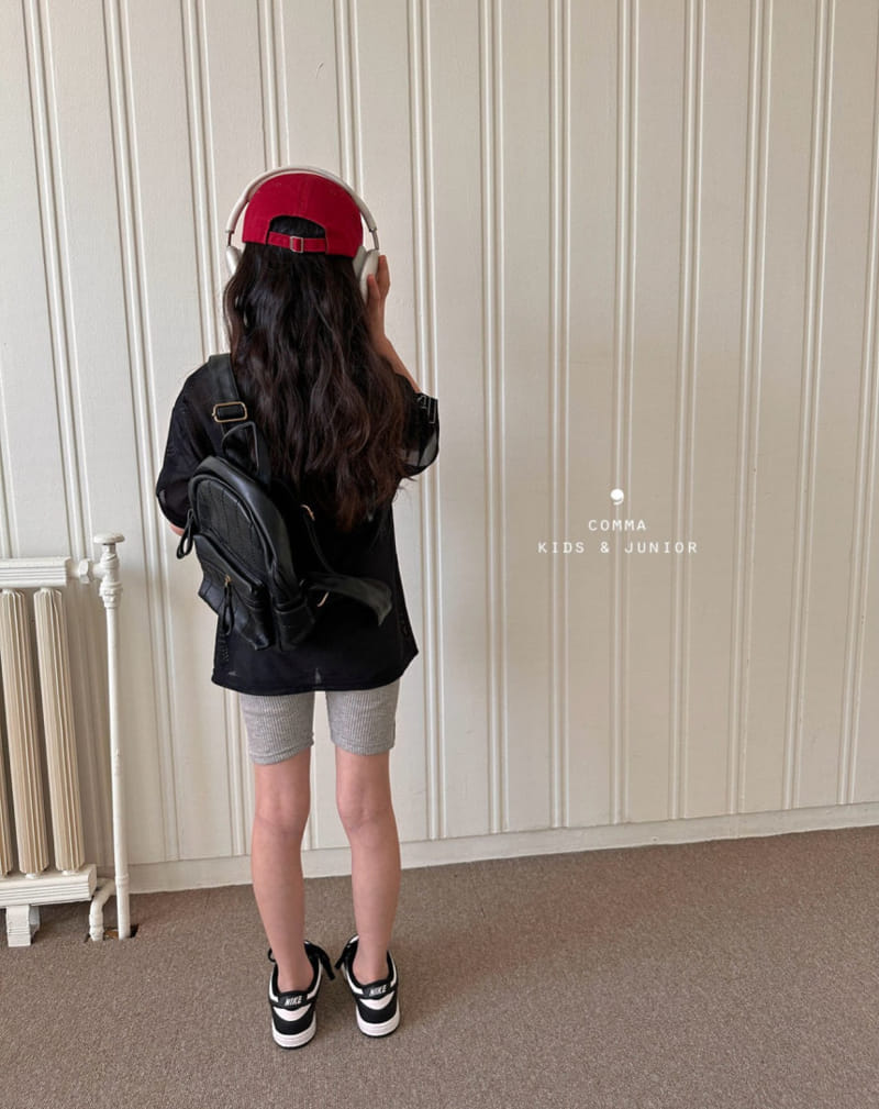 Comma - Korean Children Fashion - #prettylittlegirls - Mesh Boxy Tee - 6