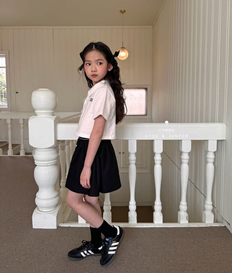 Comma - Korean Children Fashion - #toddlerclothing - PK Crop Tee - 11