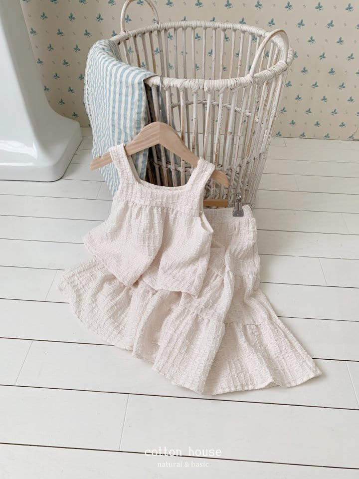 Cotton House - Korean Children Fashion - #Kfashion4kids - Kan Kan Sleeveless Two Piece - 3