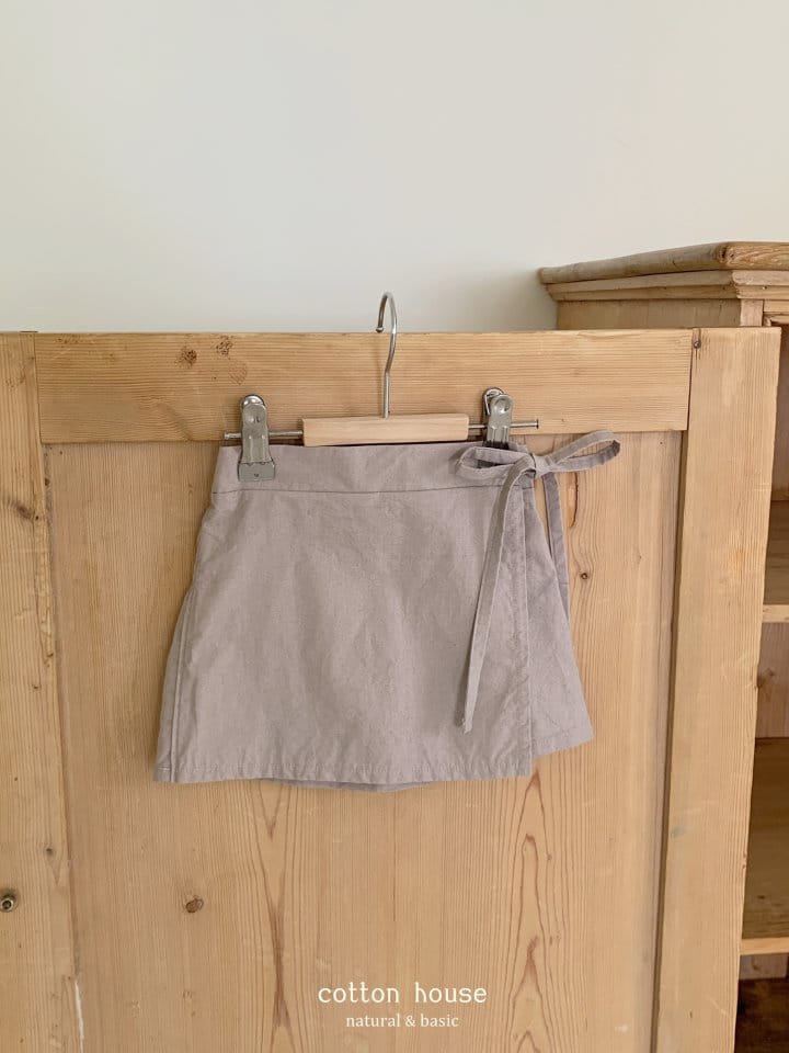 Cotton House - Korean Children Fashion - #childofig - Wrap Skirt - 11