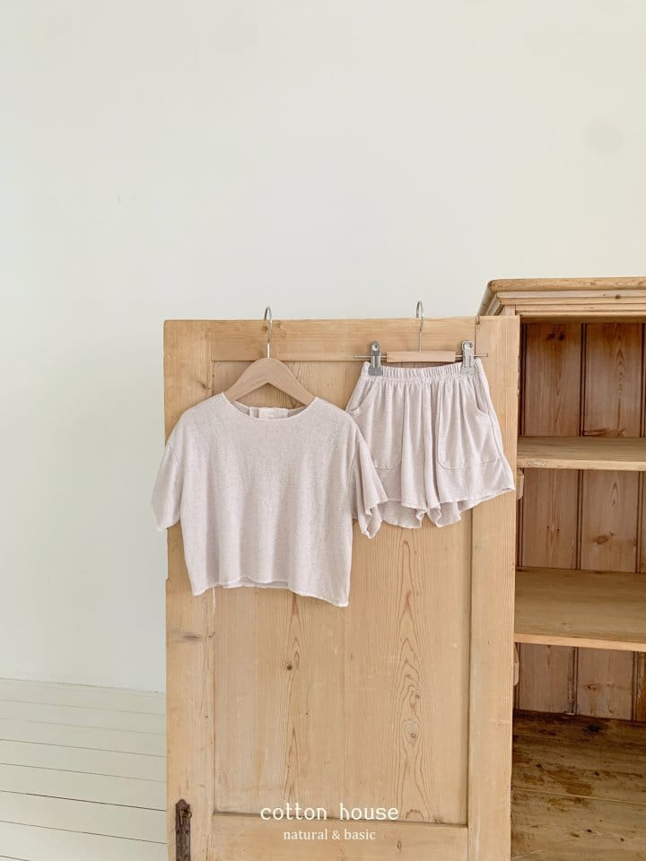 Cotton House - Korean Children Fashion - #childofig - Cooling Top Bottom Set - 5