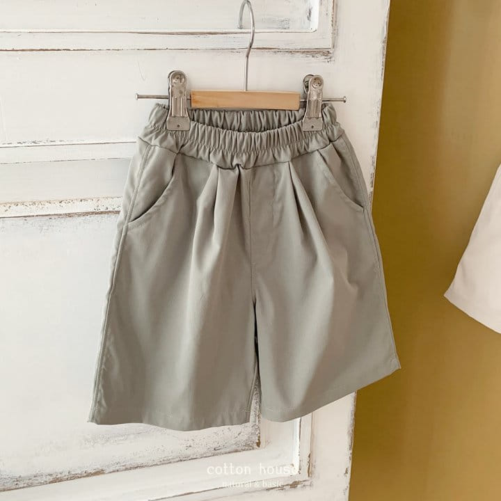 Cotton House - Korean Children Fashion - #childofig - Cropped Shorts - 3